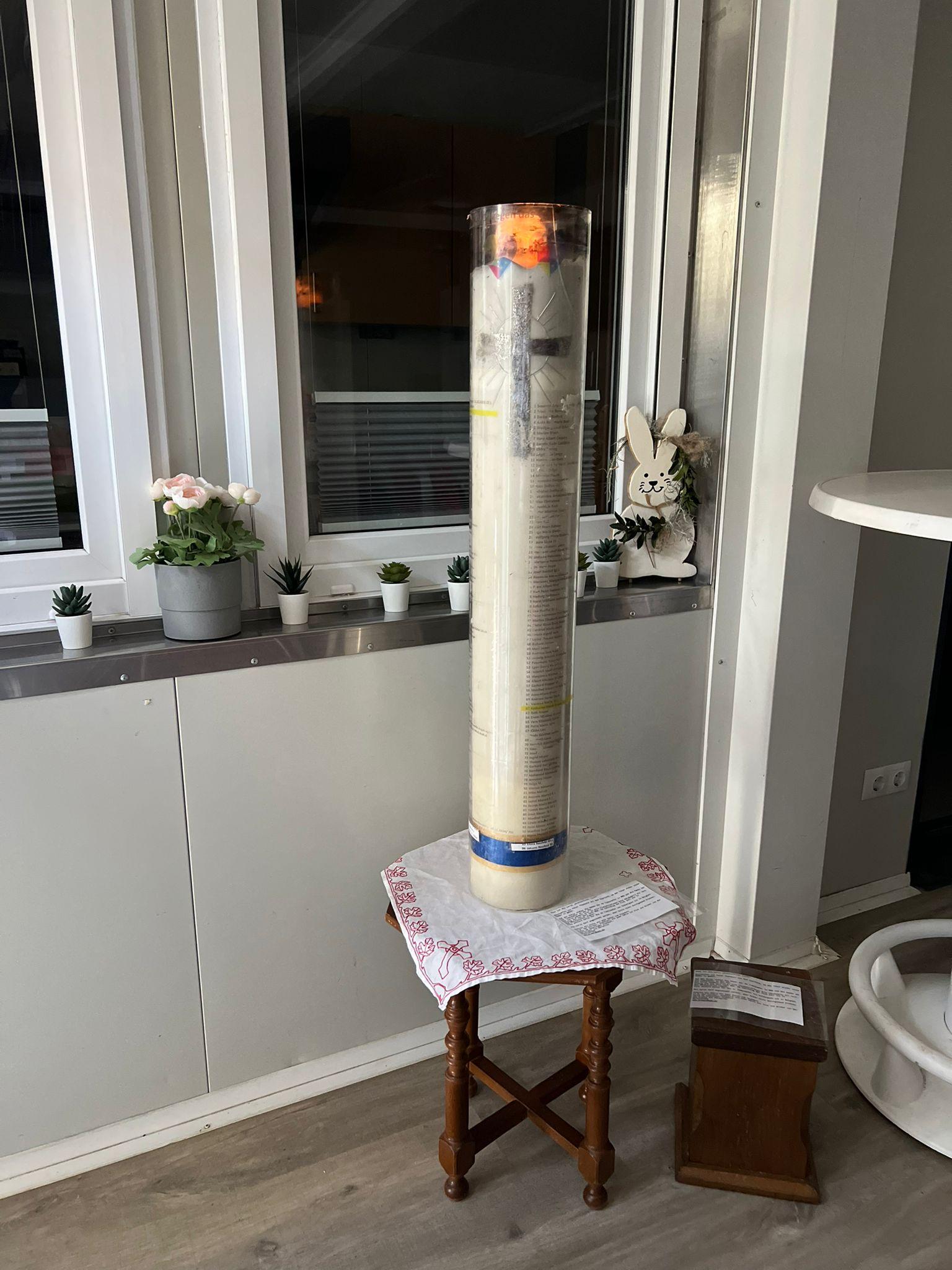 GrenzenlosesLICHT – Station 15, Bürger-Dorf-Container in Rech